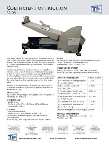 coefficient of friction tester pdf